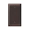 Amerelle Amerelle Century Aged Bronze 1 gang Stamped Steel Blank Wall Plate 1 pk 163BDB - alternate 1